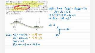 Example 2-87 Curvilinear Motion
