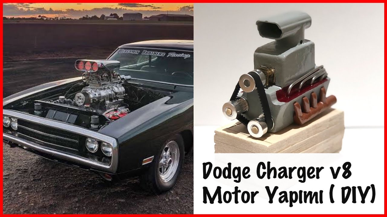 Gerçek Turbolu V8 Görünümlü Dodge Charger Motor Yapımı (DIY) / Dodge