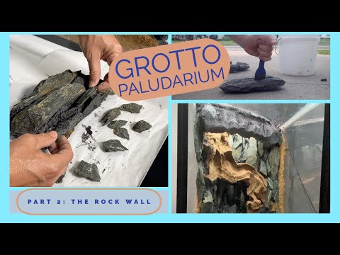 Grotto Paludarium: Part 2 - The Rock Wall