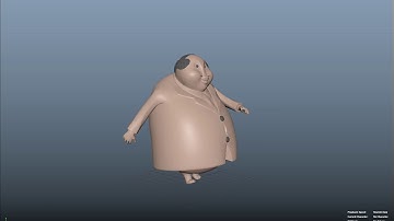Pig Walkcycle Animation Autodesk Maya Playblast