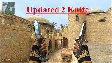 CSGO MOD FOR CSS | Broken Fang Gloves | 2 Knife
