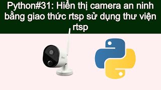 Python#31: Hiển thị camera an ninh bằng giao thức rtsp sử dụng thư viện rtsp