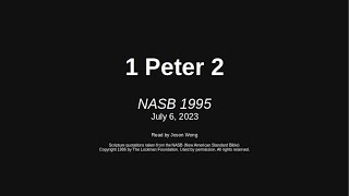 [Scripture Reading] - 1 Peter 2 | NASB1995