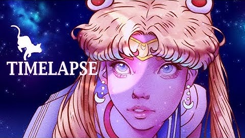 TimeLapse // Sailor Moon - Redraw by Asturya Art