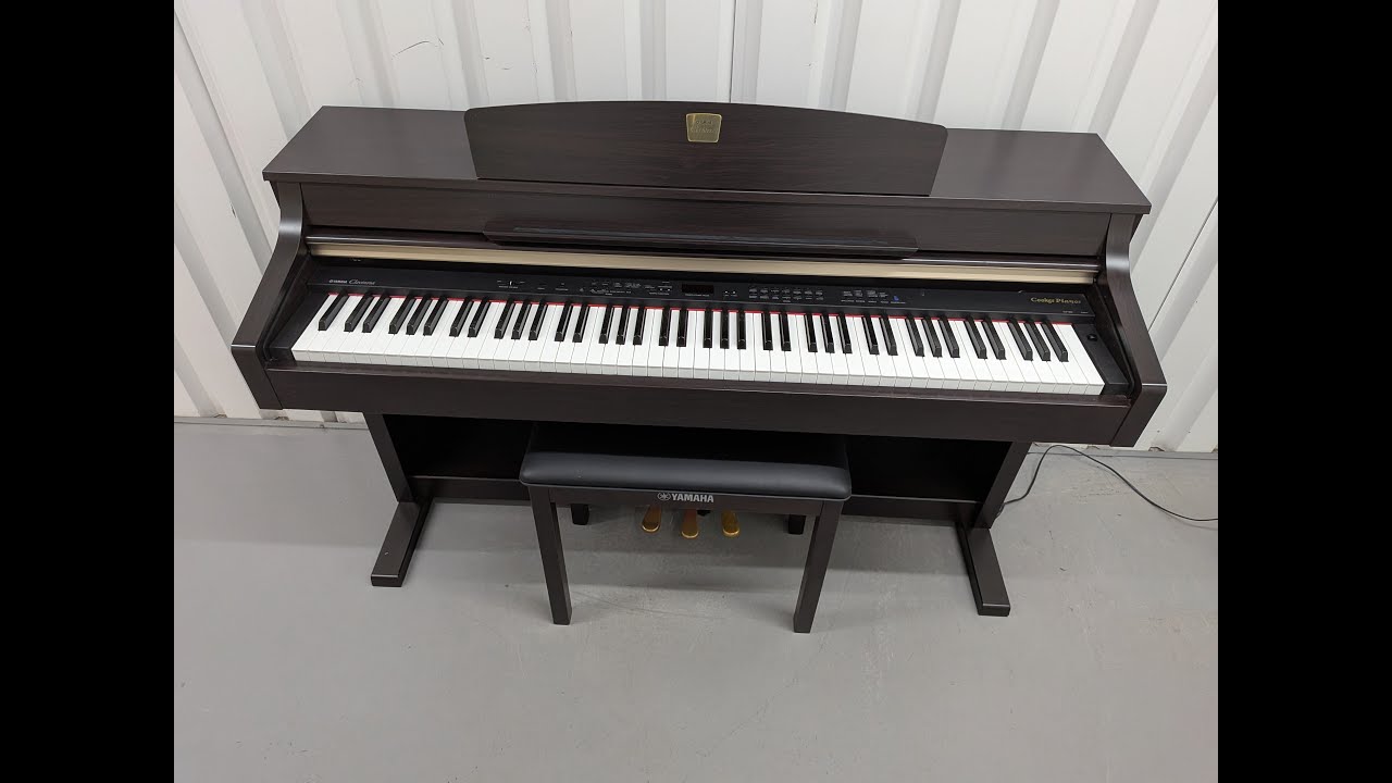 Yamaha Clavinova CLP-330 Digital Piano and stool in dark rosewood