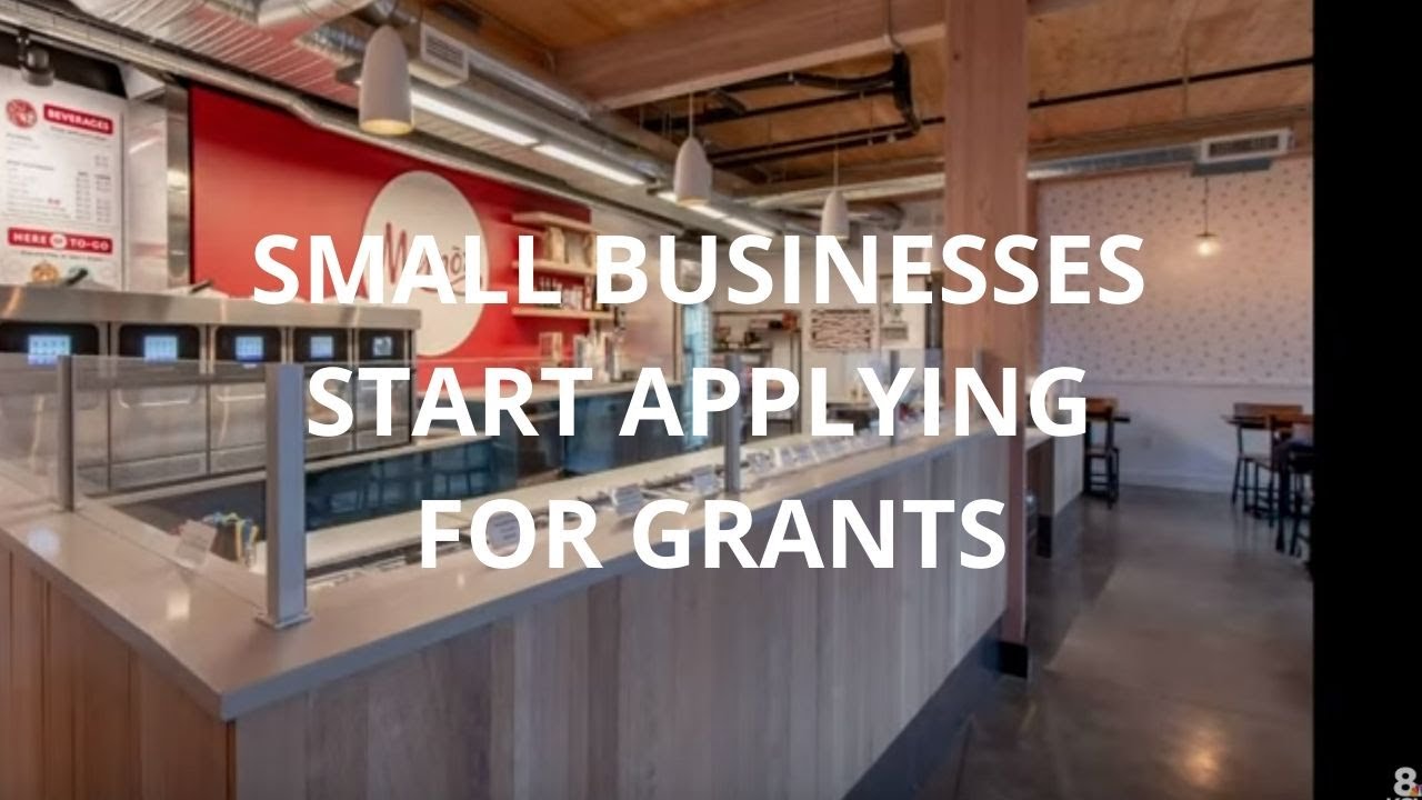 Small businesses start applying for grants YouTube