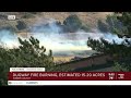 Structures threatened as fire burns near mouth of Weber Canyon