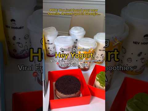 POV: You just found your new favorite dessert place in Georgia #food #eating #dessert #heyyogurt