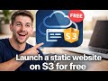 Launch a website for free using #aws S3
