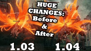 Elden Ring Patch 1.04 Vs. 1.03 Side By Side In Depth Comparison | SPELLS NOW GOD TIER