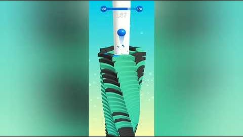 Stack Ball Level 107 | Blast Through Platforms | A4 Tech Live