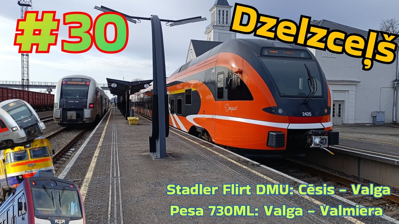 Dzelzceļš + Stadler Flirt un Pesa 730ML / Железнодорожная дорога + Stadler Flirt и Pesa 730ML №30