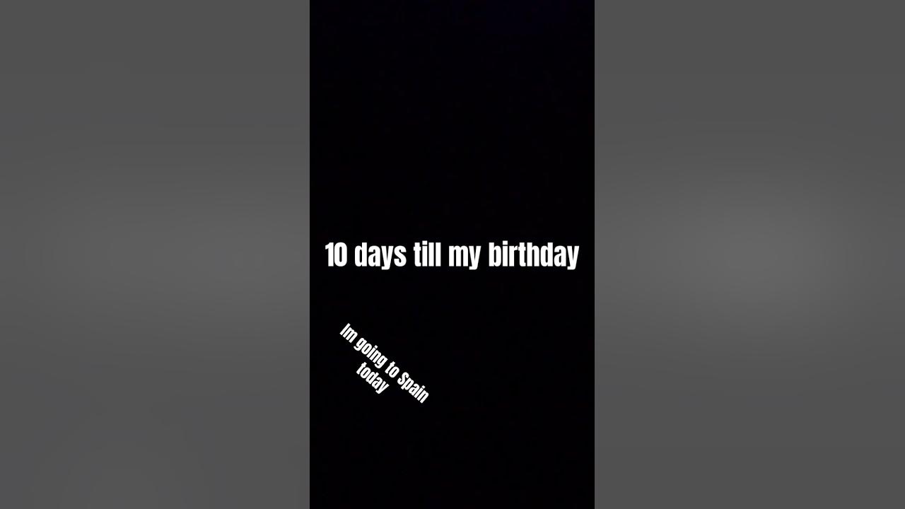 Day 4 Of Counting Down Till My Birthday YouTube day-4-of-counting-down-till-my-birthday-youtube