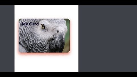 Prototype custom view/views in Xcode Playground | Make a card view