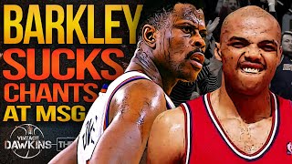 Chuck Wanted All The SMOKE At MSG 🔥 🤣 | Barkley vs Ewing & Knicks Fans EPiC Battle
