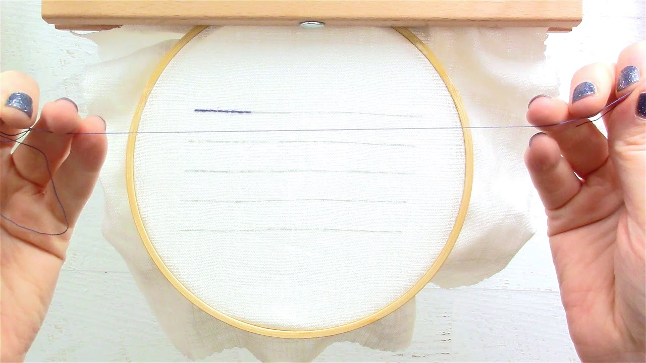 Embroidery First Knot Embroidery First Knot