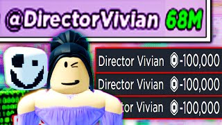 KreekCraft on X: A new Roblox Hacker known as Director Vivian has just  hacked and shut down a few popular Roblox games. She's directly targeting  and coming after me. Calling me out