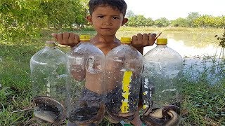 Amazing Deep Hole Fish Trap -How To Make Deep Hole Fish Trap With Coca Plastic Bottle