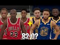 Can The 16' Warriors & 96' Bulls Combined Go 82-0? | NBA 2K20