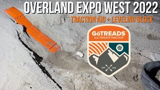 Overland Expo West  Go Treads, a traction aid + leveling block in one!