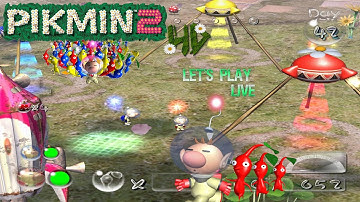 Pikmin 2 HD Playthrough Live🔴[1] - Treasure Hunting