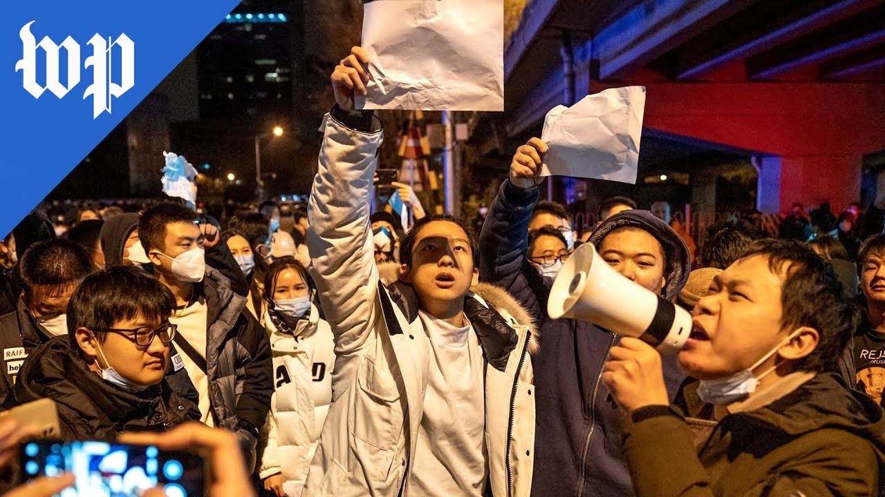 Rare protests erupt in China over ‘zero covid’ policy