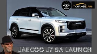 Jaecoo J7 SA Launch  MotorMatters and CHANGECARS