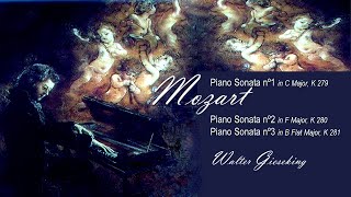MOZART - Piano Sonatas nº1, nº2, nº3 (1774) ~ Walter Gieseking