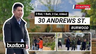 Live Auction @ 30 Andrews Street, Burwood