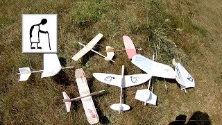 Aleda Catapult Glider 1st flights highlights + a few other gliders