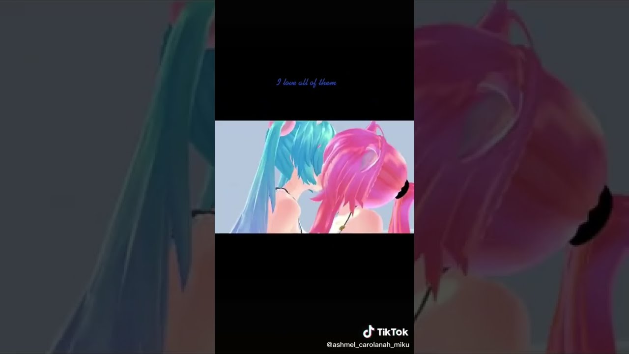 Megurine Luka X Hatsune Miku tiktok