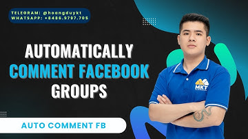 Automatically Comment Facebook Groups |  Mkt Software Channel