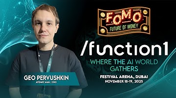 Geo Pervushkin: CEO van Atomic Mail | Function1 AI Conferentie 2025
