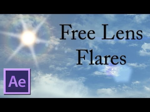 Free Lens Flares (No Plugins, Customizable, Track to 3D Lights)
