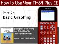 Using Your TI-84 Plus CE Part 2: Basic Graphing