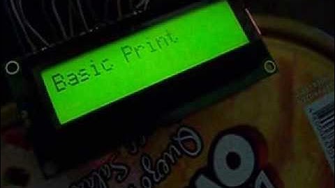 Microprocessor Lab Midterm activity #4 Basic LCD Control