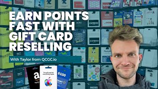 Rapidly Earning Points Buying and Selling Gift Cards with Taylor from QCGC | Ep 162