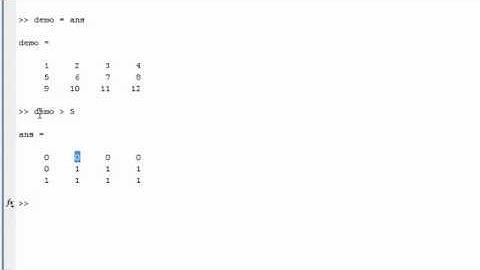 MATLAB Tutorial Part 5  Matrices