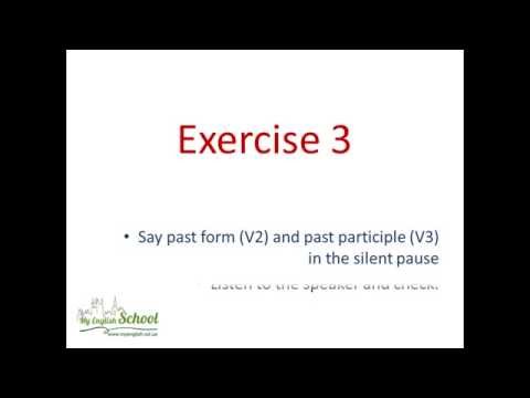 Часть 1. Видео упражнения на запоминание неправильных глаголов.