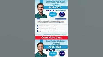 Arch-302 Free MCQs | Salesforce B2C Solution Architect #Salesforce #Exam