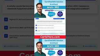 Arch-302 Free MCQs | Salesforce B2C Solution Architect #Salesforce #Exam