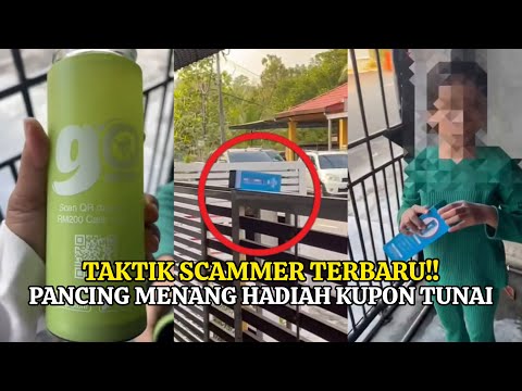 PANCING MENANG HADIAH KUPON TUNAI, RAMAI KHUATIR TAKTIK SCAM GUNA TUMBLER PERCUMA