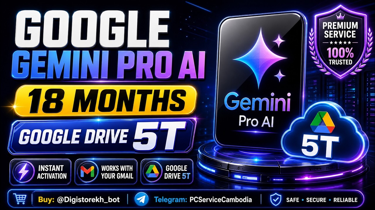 Google Gemini Pro Ai | ឡាយសិនល្អប្រើទិញបានភ្លាមៗ - YouTube