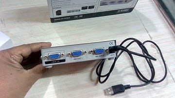 2 Port VGA Splitter with USB Powered Review & Hands On