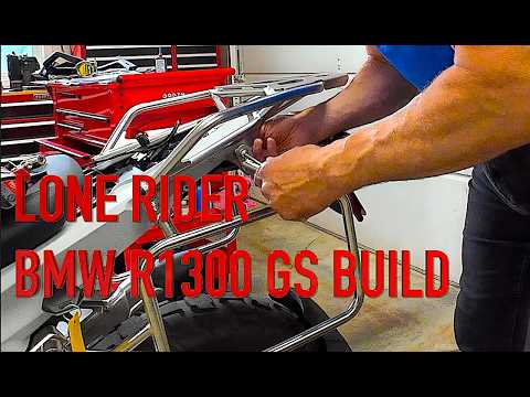 BMW R1300 GS Lone Rider Motorack Install For Motocase & Motopanniers #551