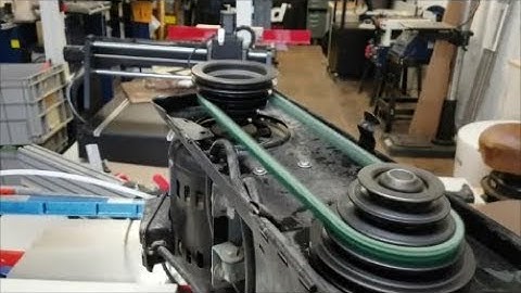 Reducing Vibration With Link Belt On a Drill Press! EthAnswers