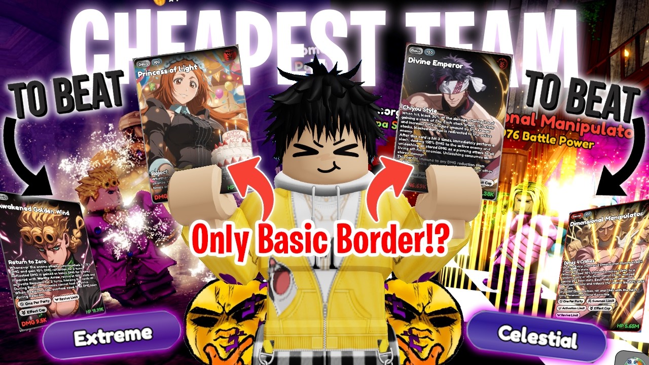 CHEAPEST TEAM! Dimensional Manipulator & Awakened Golden Wind ON