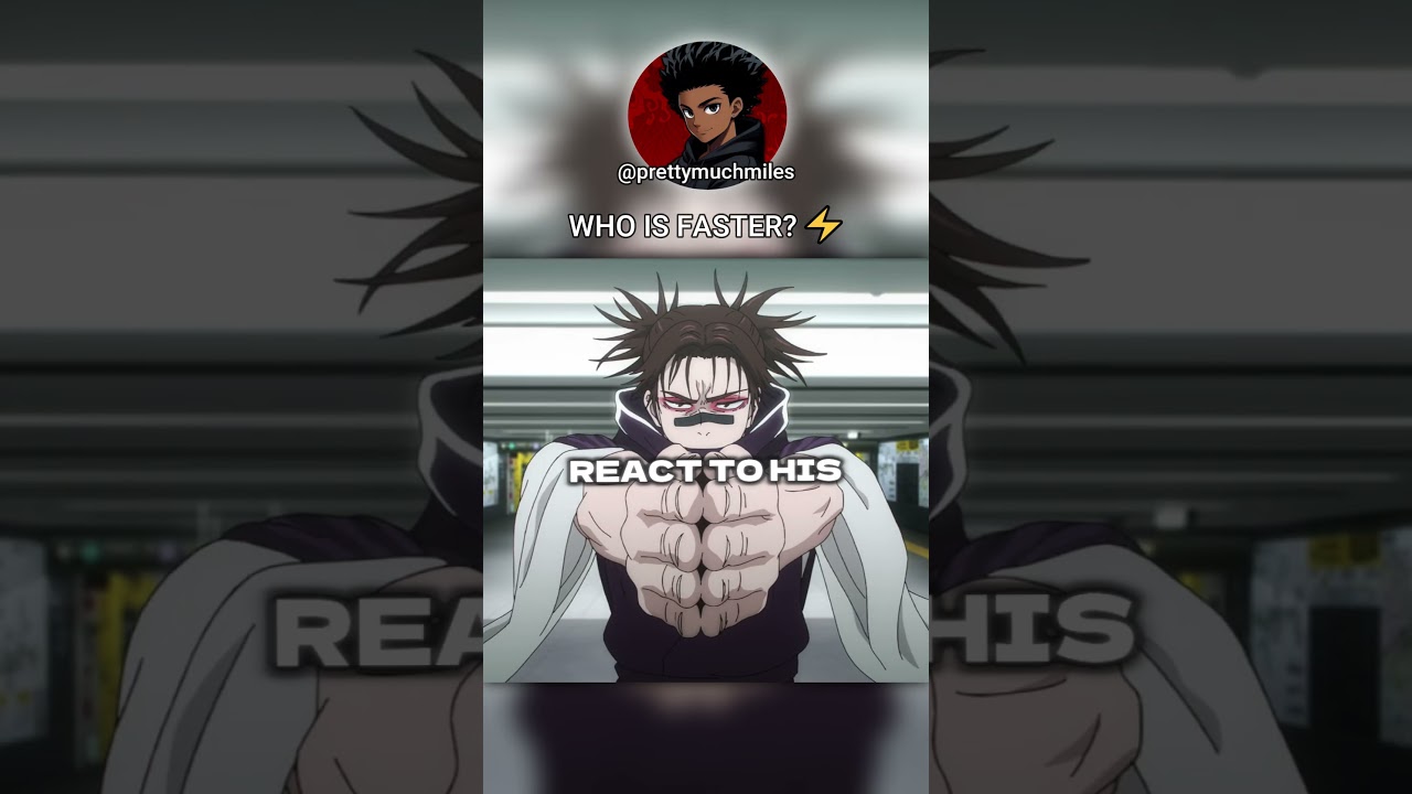 THESE TWO ARE INSANELY FAST⚡#jujutsukaisen #yujiitadori #gon #anime #manga #edit