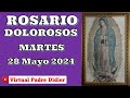 Rosario de hoy Martes 28 Mayo 2024. Misterios Dolorosos. Padre Didier