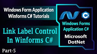 05 | Link Label Control In Winforms C# | Winforms C# LinkLabel | Windows Forms Csharp (Hindi/Urdu)